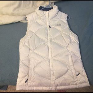 White North Face Vest