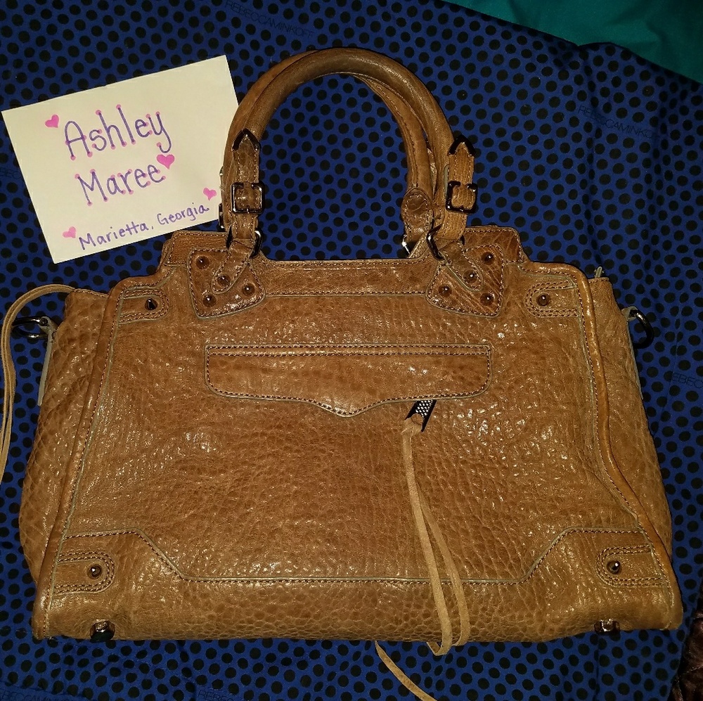 Rebecca Minkoff Desire Satchel in Taupe - EUC