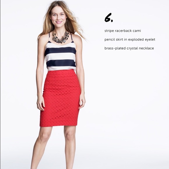 J. Crew Factory Dresses & Skirts - J. Crew Factory eyelet pencil skirt