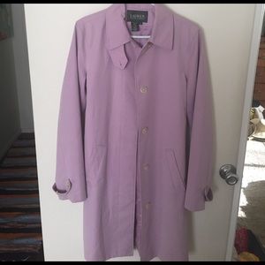 LAUREN Ralph Lauren Lavender Trench Coat