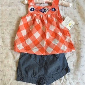 2 piece baby girl spring/ summer outfit