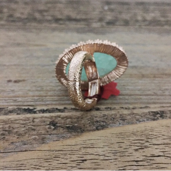 LAST ONE 😭 Adjustable Jade Druzy Gold Ring - Picture 3 of 3