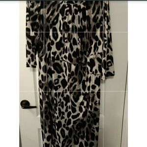 Animal print dress