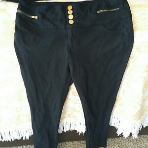 Cute black stretch pants