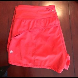 Lululemon speed shorts size 10