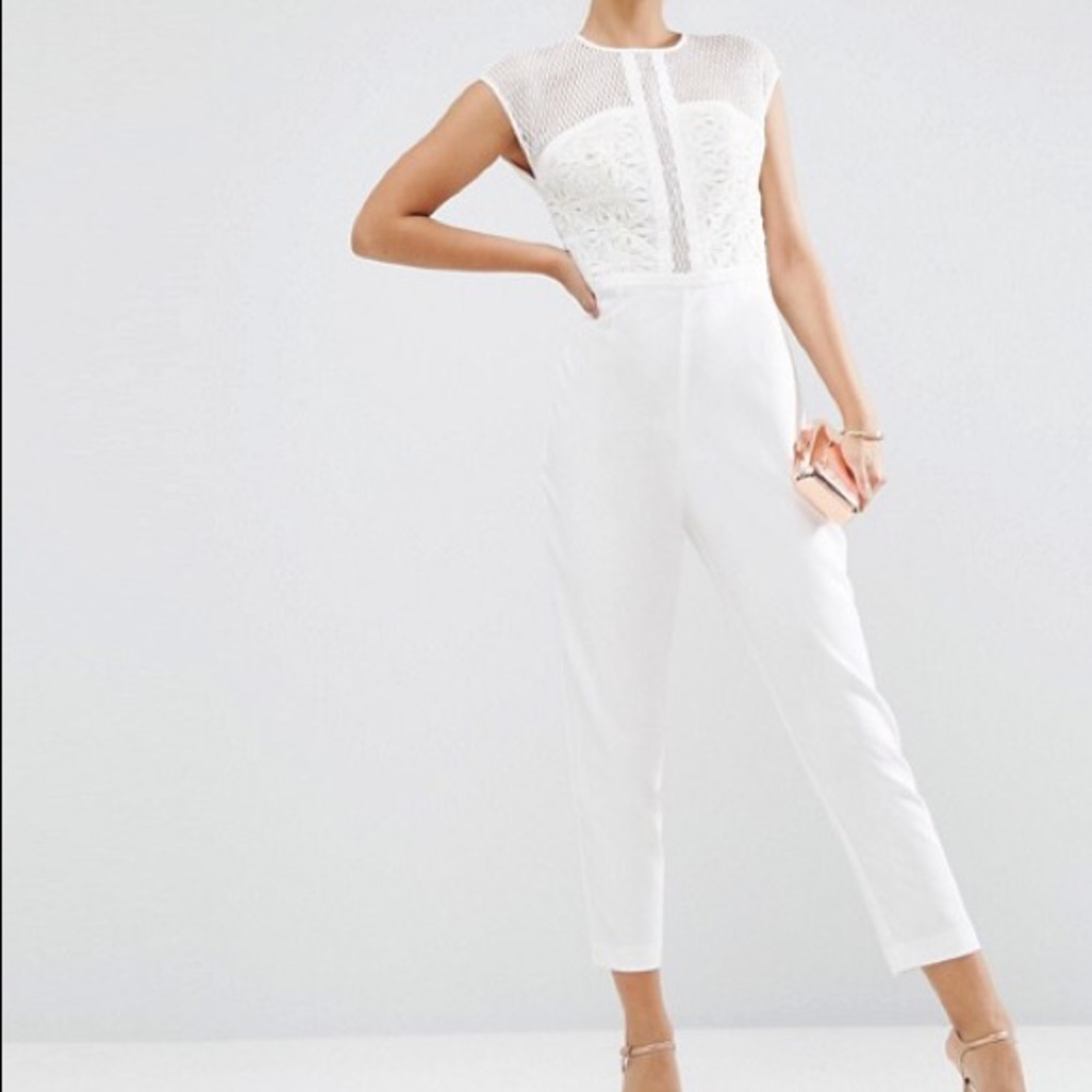 Asos Embroided Jumpsuit