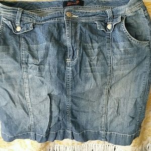 Seven jean skirt