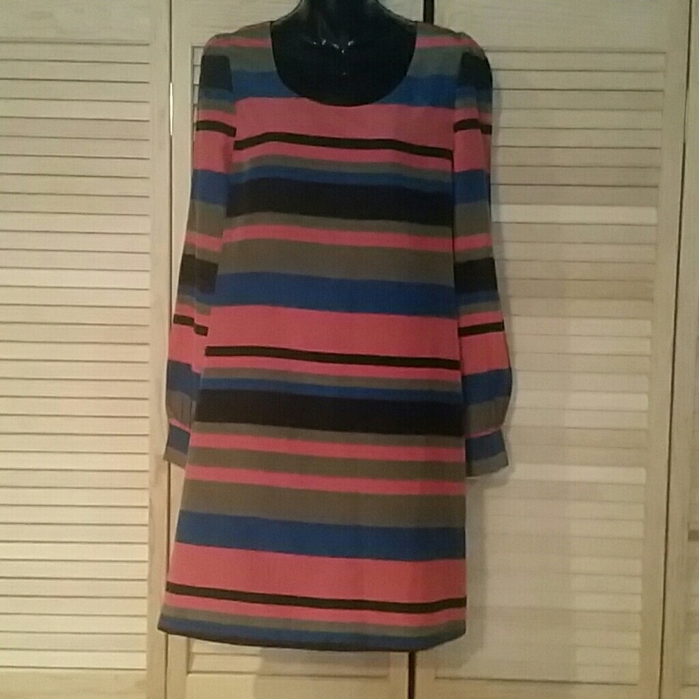 Long sleeve shift dress. Like New.