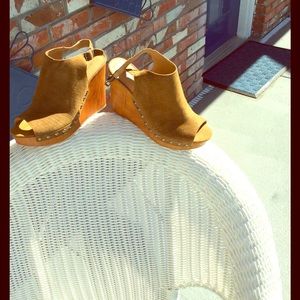Lucky Brand - Brown Sugar Wedge Sandals!!!!