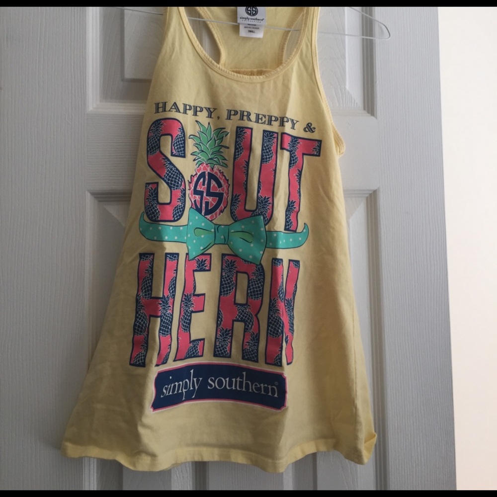 Simply southern tank top