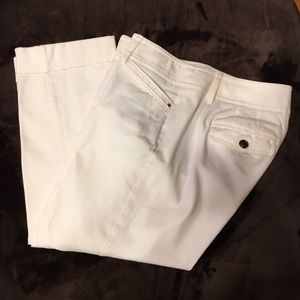 White House Black Market Slim Crop Pants