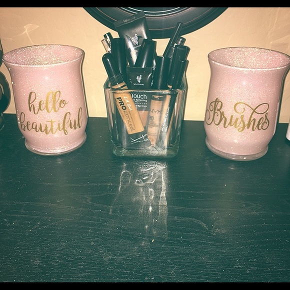 1 custom made glitter makeup brush holder - Picture 7 of 8