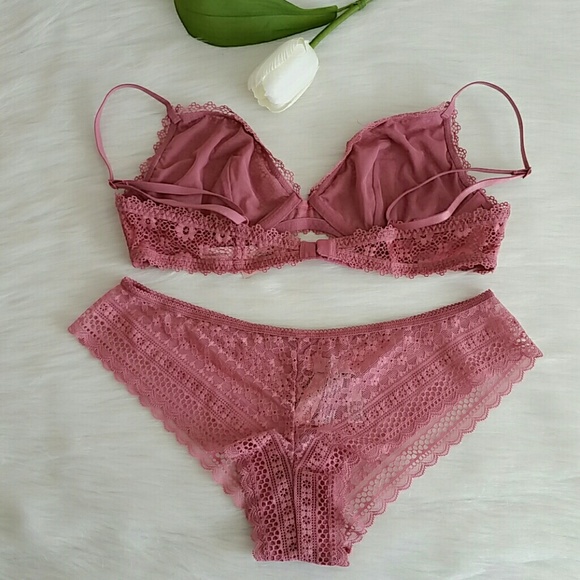 Nwt Vs Underwire Bralette L& Panty M - Picture 5 of 5