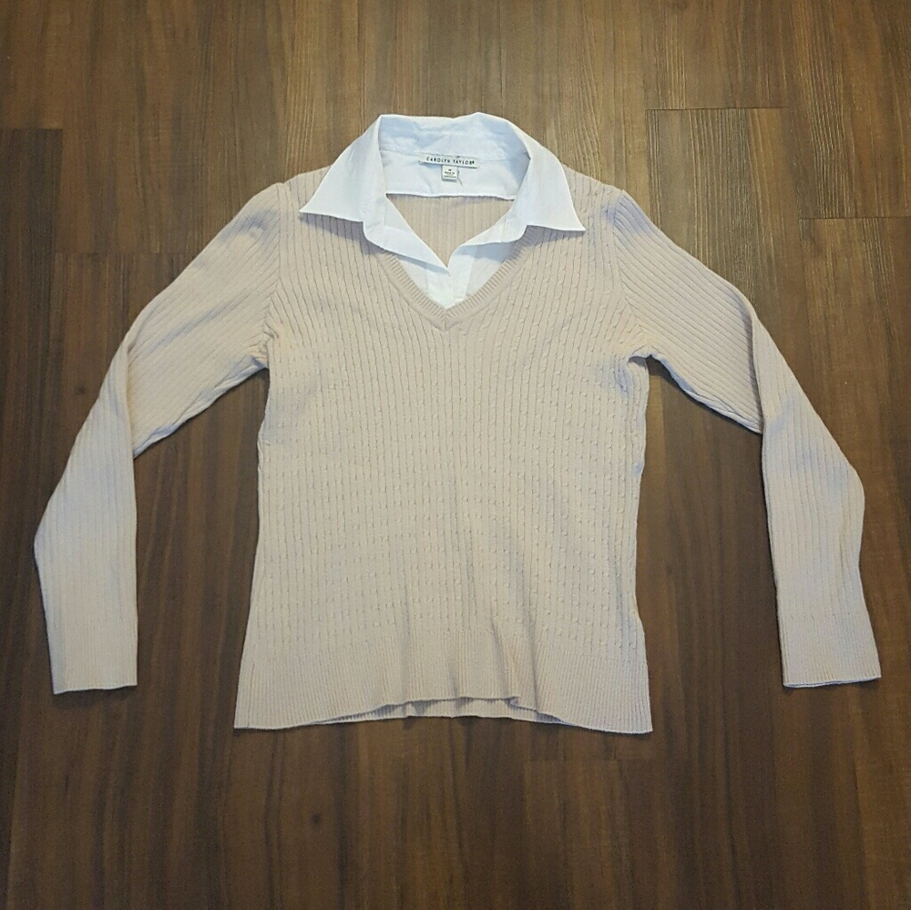 Carolyn Taylor Beige Sweater