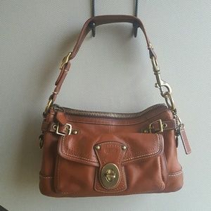 Coach whiskey Legacy purse