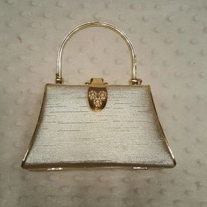 Elegant gold mini bag