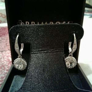 BEAUTIFUL EARRINGS CUBIC ZIRCONIA STERLING SILVER
