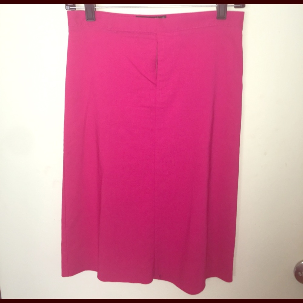 HOT PINK skin-tight Pencil skirt