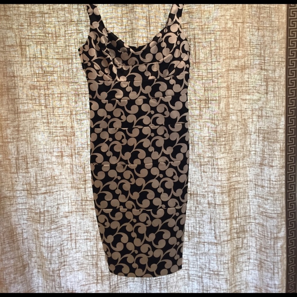 Black and white adorable tank dress