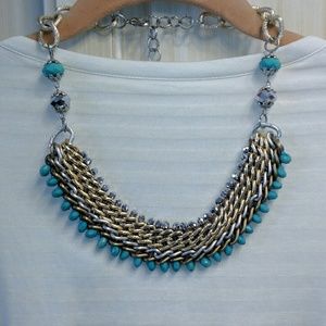 Nordstrom turquoise statement necklace