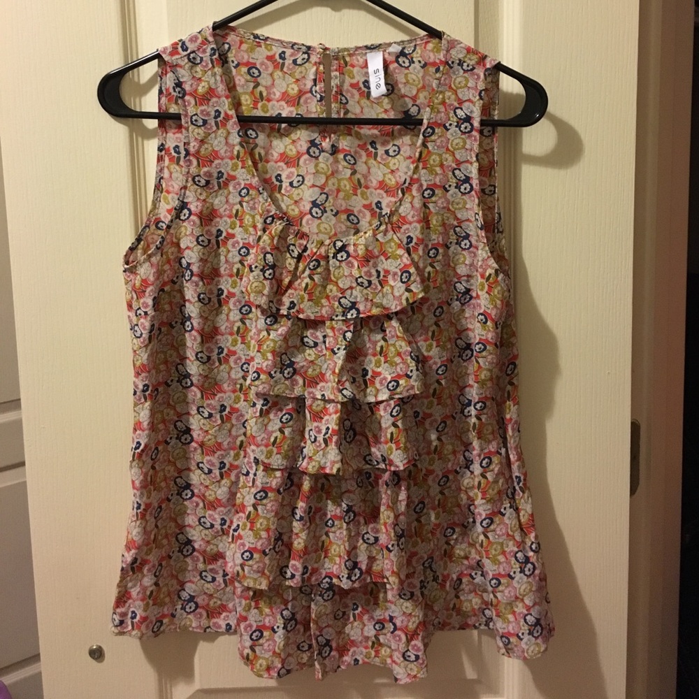 Sine Floral tip with keyhole back size 10