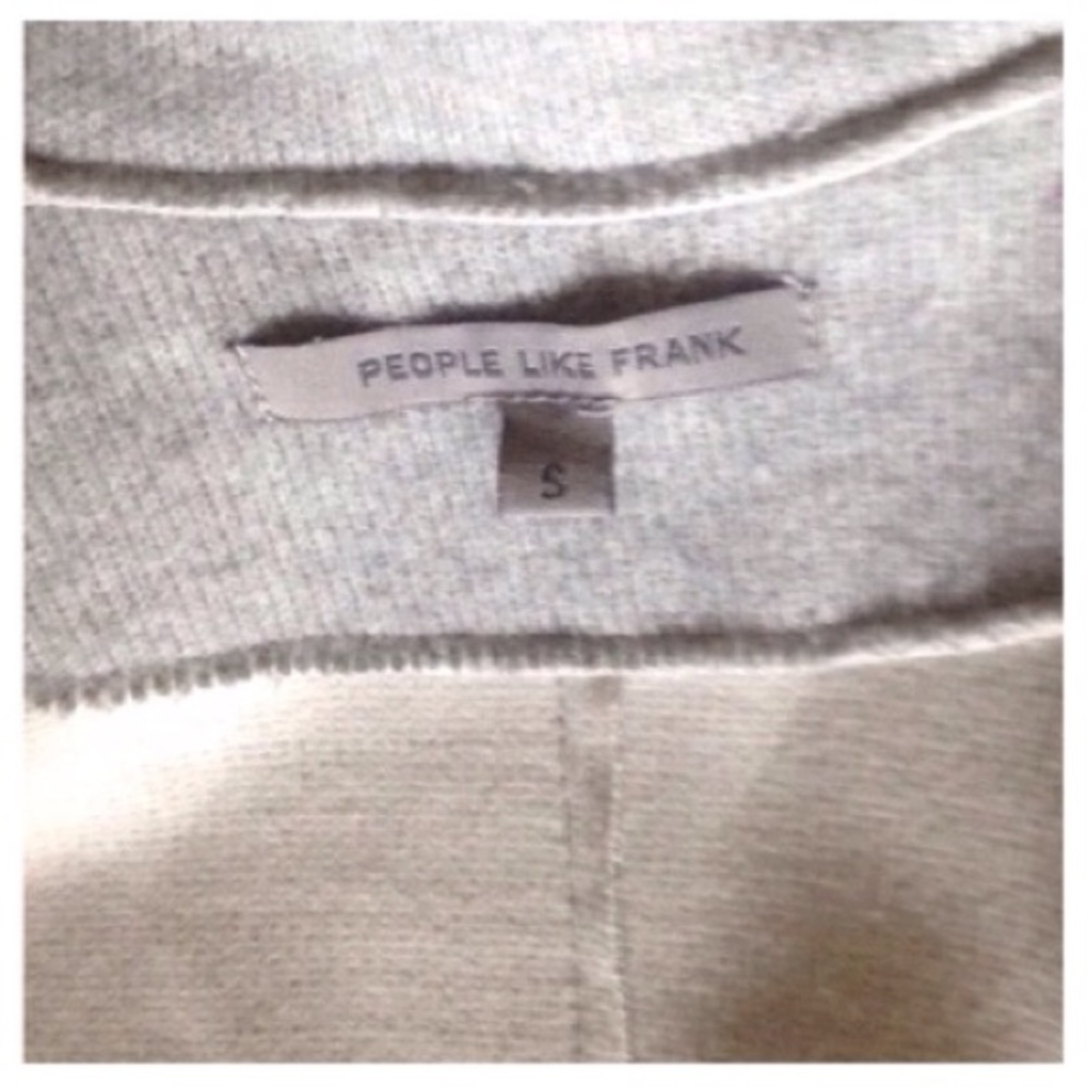 🍃💕People Like Frank Raw Edge French Terry Blazer - Picture 4 of 4
