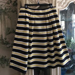 Black and Yellow striped NYC Skirt...Like New!