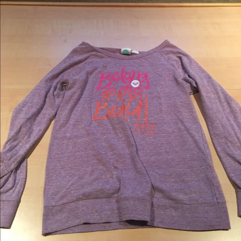 Roxy girls purple long sleeve belong to the beach