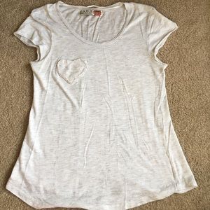 Zara basic gray tee