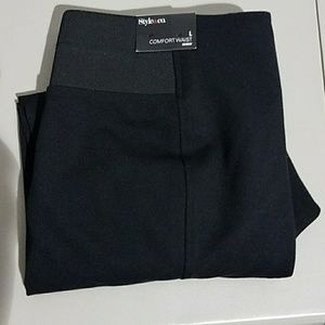 Comfort Waist Skinny Slim Hips Pants by Style Co