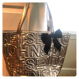 Betsey Johnson silver tote