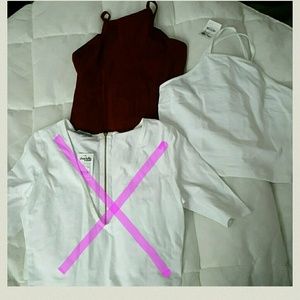 Two New Charlotte Russe crop tops