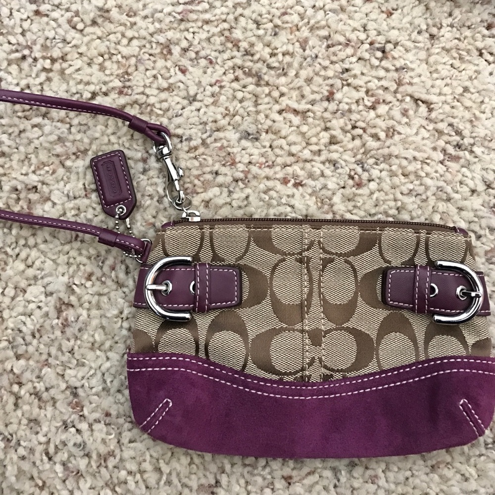 Authentic Coach wristlet