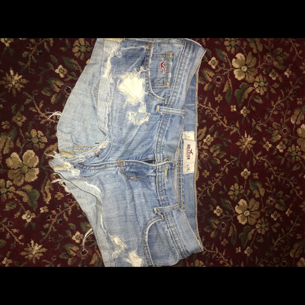 Hollister cutoff jean shorts