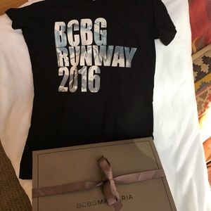 Never worn BCBG black shirt in new box