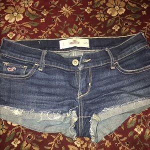 Hollister jean cutoff shorts