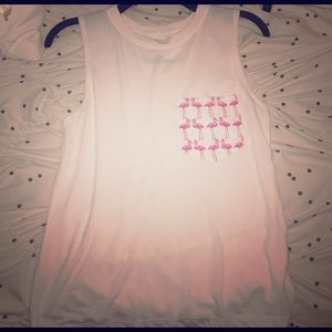 Casual Flamingo tank
