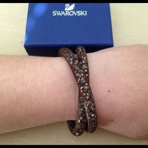 SWAROVSKI Brown Stardust Deluxe Bracelet