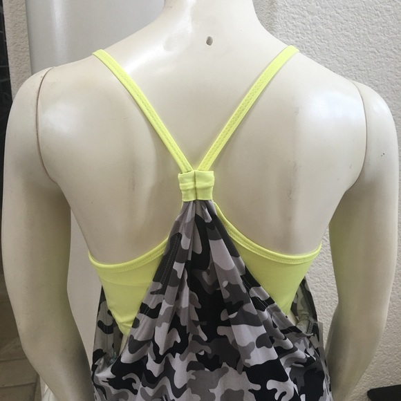 Athletic S XS sports bra tank top gym camo - Picture 2 of 7