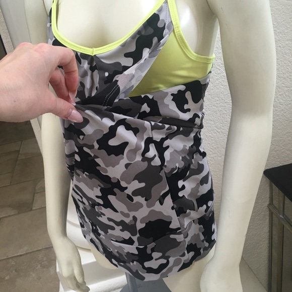 Athletic S XS sports bra tank top gym camo - Picture 7 of 7