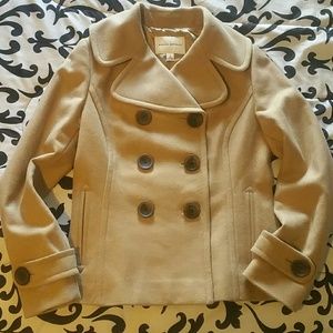 Banana Republic Khaki Pea coat