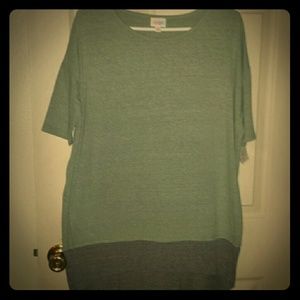 2 toned grey Irma top XS