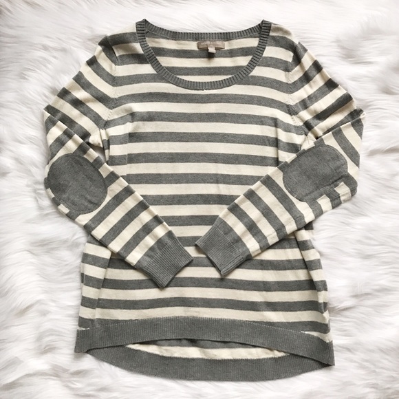 Banana Republic Sweaters - NWT Banana Republic Elbow Patch Striped Sweater
