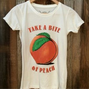 Take a bite of a Peach T-Shirt