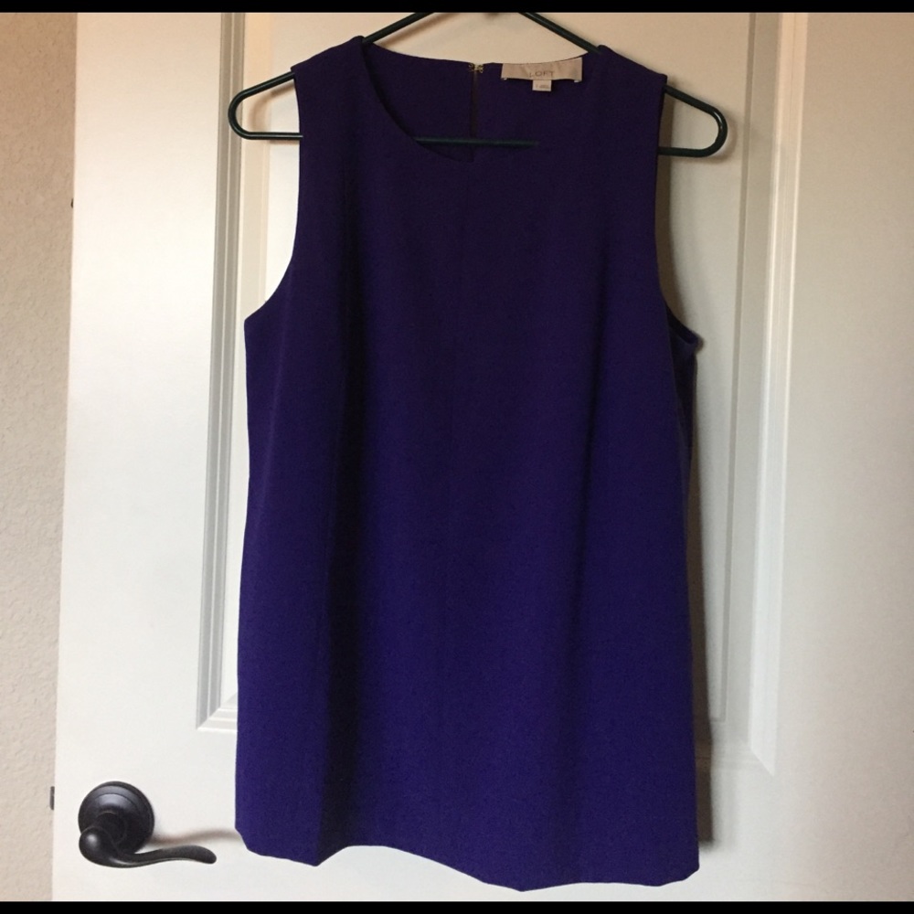 Deep purple top from the Loft