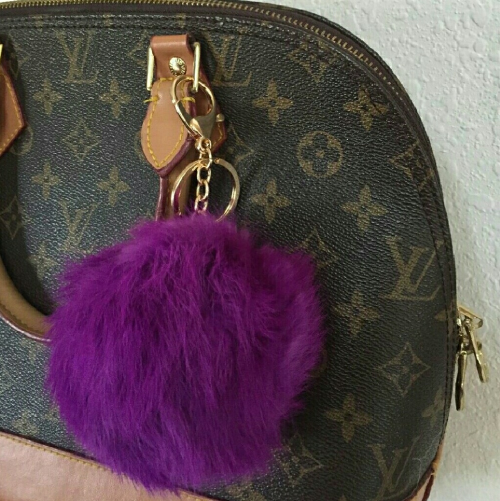 Pom Pom Fur Keychain/Charm