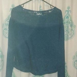 Teal blue shirt