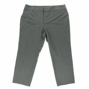 Agb New Gray Flat Front Solid Stretch Dress Pants