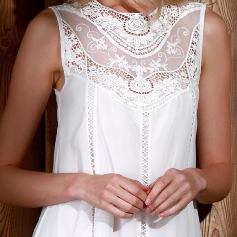 Ivory tunic