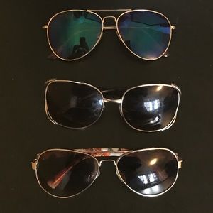 3 pair sunglasses bundle deal
